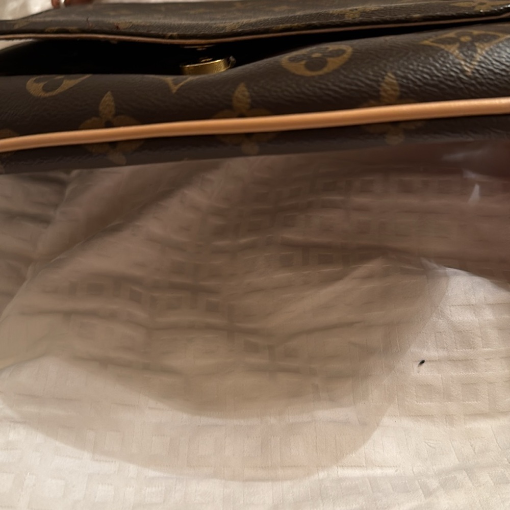 Louis Vuitton Brown Monogram Shoulder Bag faux - Picture 6 of 14